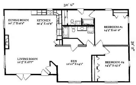 Floor Plan Detail Hallmark Modular Homes