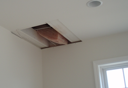 CEILING ACCESS TO PLUMBING